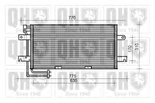 QUINTON HAZELL QCN359 Конденсатор, кондиционер