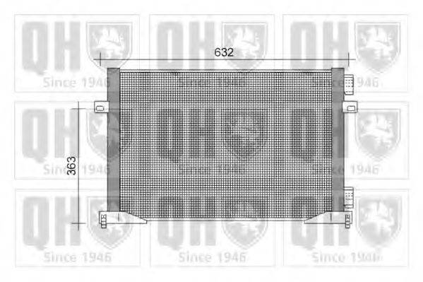 QUINTON HAZELL QCN370 Конденсатор, кондиционер