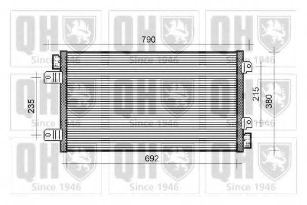 QUINTON HAZELL QCN378 Конденсатор, кондиционер