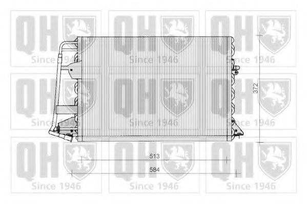 QUINTON HAZELL QCN38 Конденсатор, кондиционер