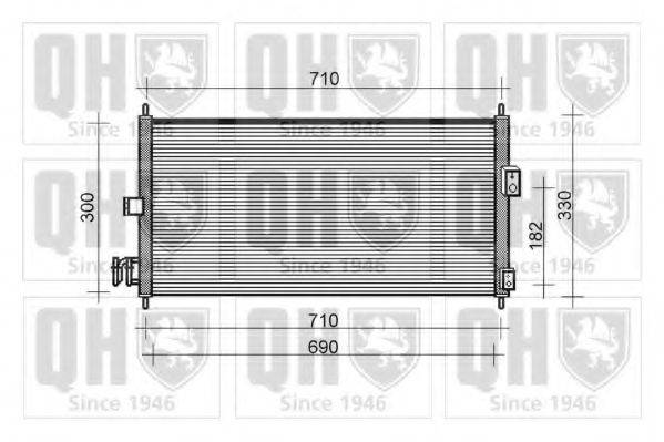 QUINTON HAZELL QCN397 Конденсатор, кондиционер