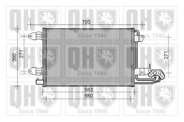 QUINTON HAZELL QCN399 Конденсатор, кондиционер