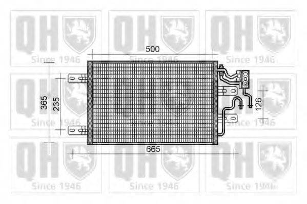 QUINTON HAZELL QCN457 Конденсатор, кондиционер