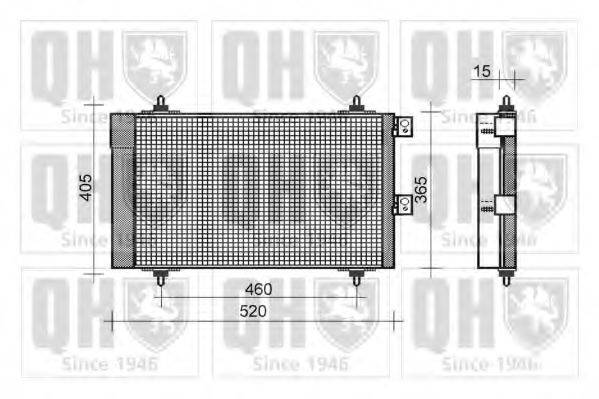 QUINTON HAZELL QCN459 Конденсатор, кондиционер