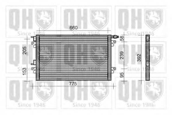 QUINTON HAZELL QCN469 Конденсатор, кондиционер