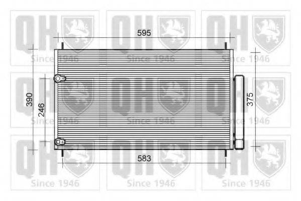 QUINTON HAZELL QCN625 Конденсатор, кондиционер