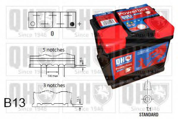 QUINTON HAZELL QBT0635 Стартерная аккумуляторная батарея