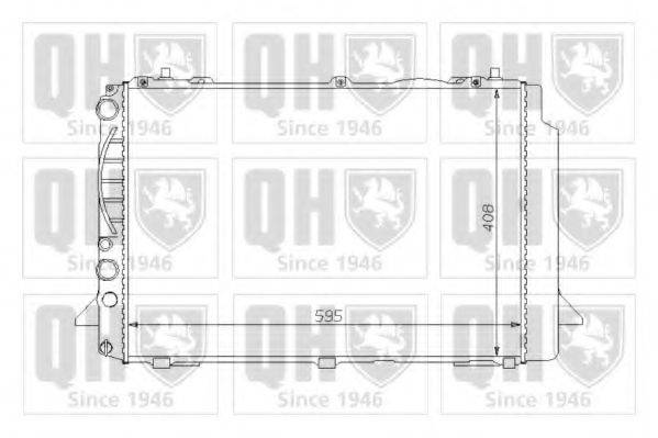 QUINTON HAZELL QER1009 Радиатор, охлаждение двигателя