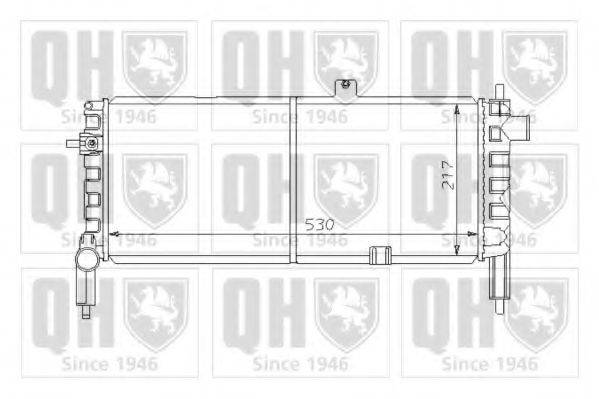QUINTON HAZELL QER1247 Радиатор, охлаждение двигателя