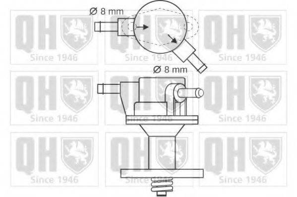 QUINTON HAZELL QFP112 Топливный насос
