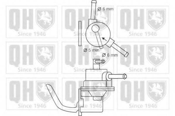 QUINTON HAZELL QFP273 Топливный насос