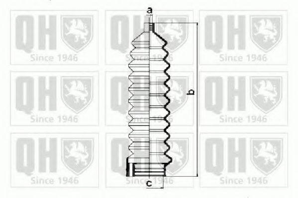 QUINTON HAZELL QG1084 Комплект пылника, рулевое управление