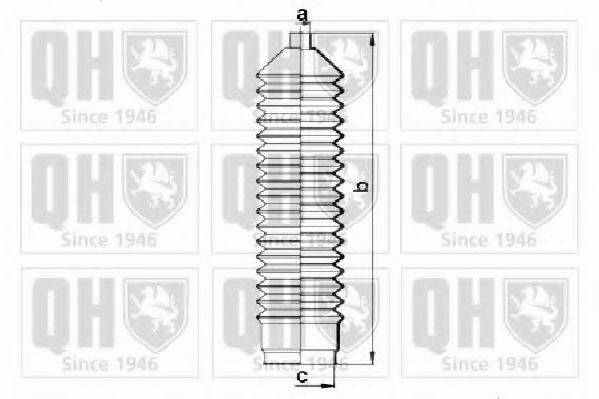 QUINTON HAZELL QG1179 Комплект пылника, рулевое управление