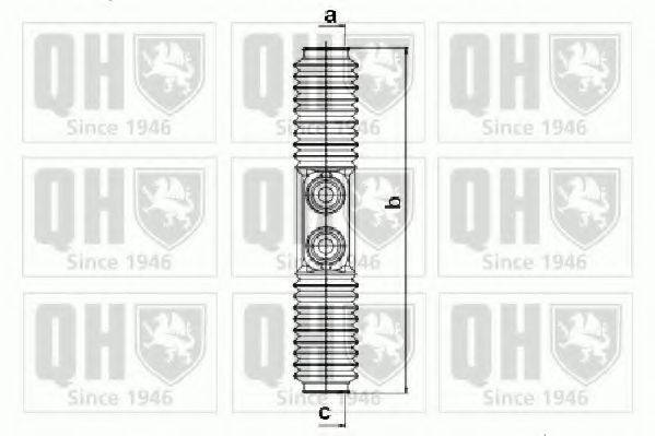 QUINTON HAZELL QG1184 Комплект пылника, рулевое управление