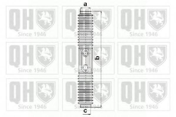 QUINTON HAZELL QG1506 Комплект пылника, рулевое управление