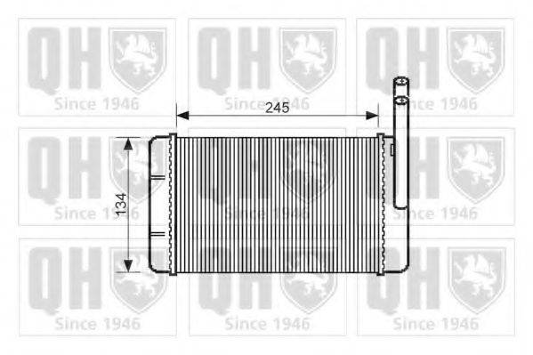 QUINTON HAZELL QHR2016 Теплообменник, отопление салона
