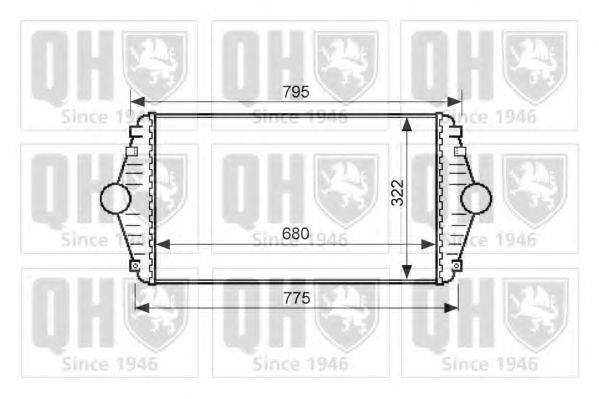 QUINTON HAZELL QIC105 Интеркулер