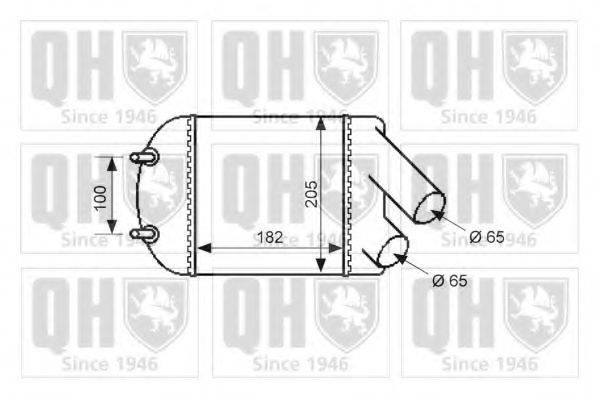 QUINTON HAZELL QIC125 Интеркулер
