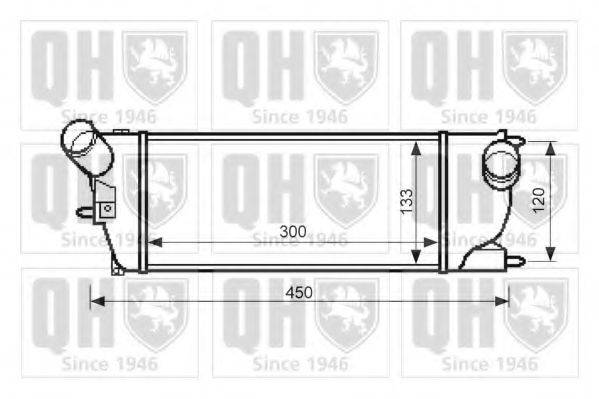 QUINTON HAZELL QIC135 Интеркулер