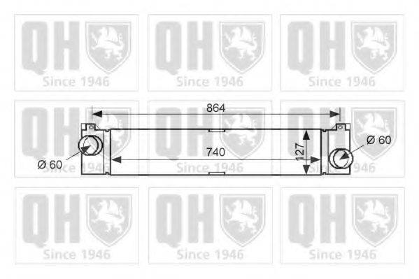 QUINTON HAZELL QIC137 Интеркулер