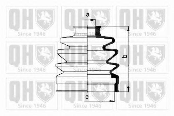 QUINTON HAZELL QJB152 Комплект пылника, приводной вал