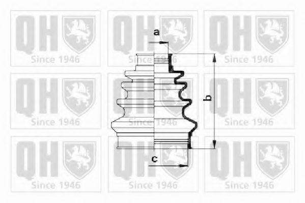 QUINTON HAZELL QJB174 Комплект пылника, приводной вал
