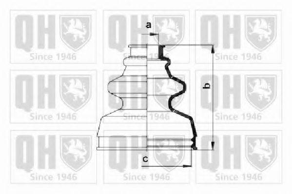 QUINTON HAZELL QJB208 Комплект пылника, приводной вал