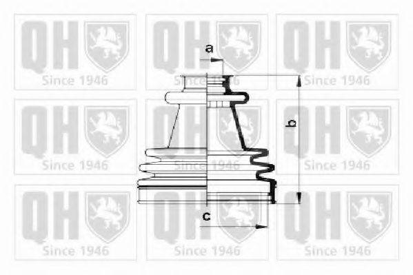 QUINTON HAZELL QJB2212 Комплект пылника, приводной вал