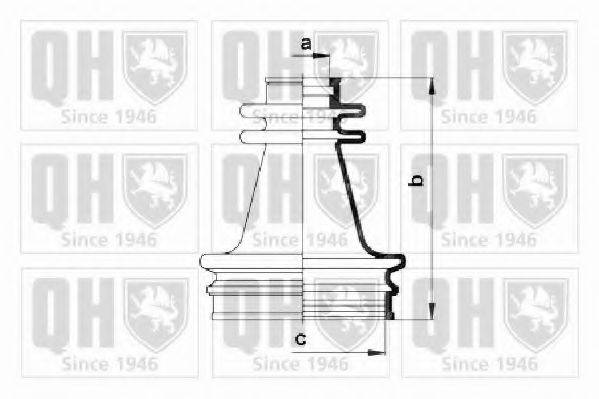 QUINTON HAZELL QJB252 Комплект пылника, приводной вал