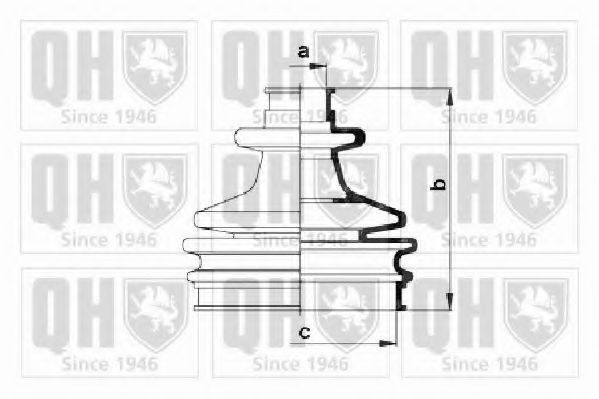 QUINTON HAZELL QJB258 Комплект пылника, приводной вал