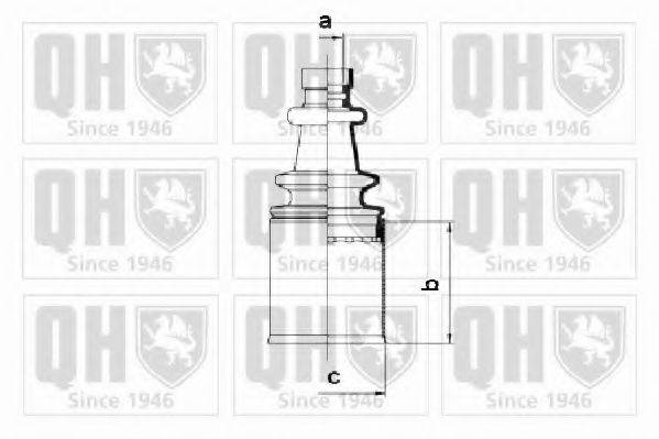 QUINTON HAZELL QJB2676 Комплект пылника, приводной вал