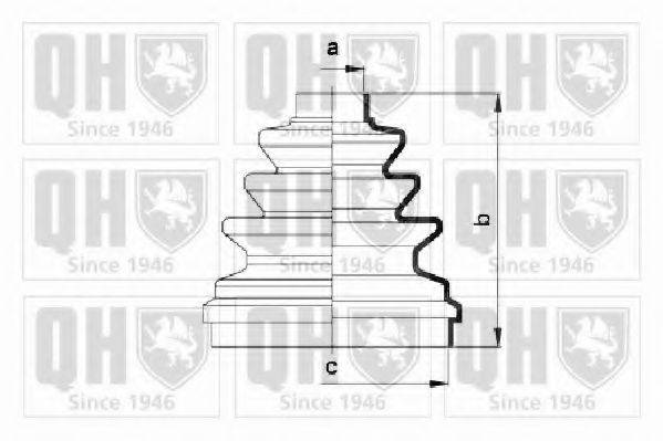 QUINTON HAZELL QJB2721 Комплект пылника, приводной вал