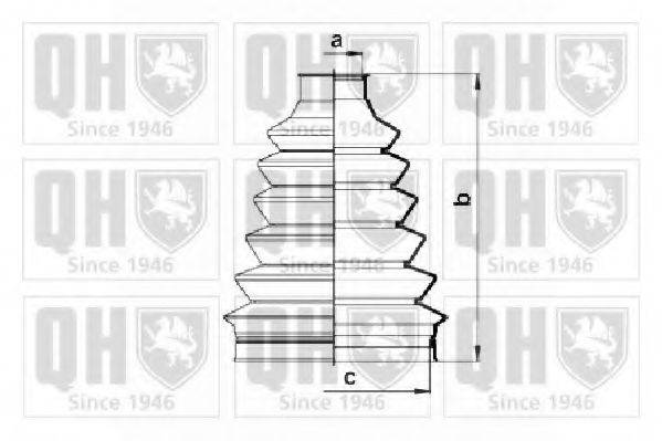 QUINTON HAZELL QJB2757 Комплект пылника, приводной вал
