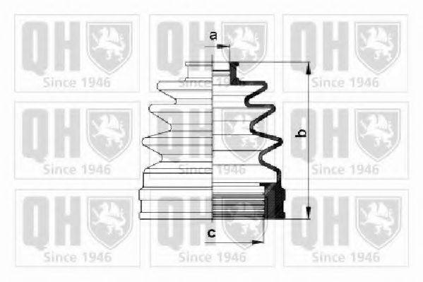 QUINTON HAZELL QJB276 Комплект пылника, приводной вал
