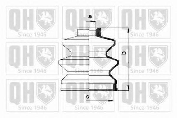 QUINTON HAZELL QJB423 Комплект пылника, приводной вал