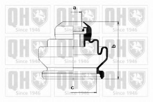 QUINTON HAZELL QJB501 Комплект пылника, приводной вал