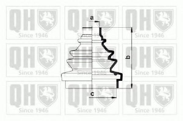 QUINTON HAZELL QJB740 Комплект пылника, приводной вал