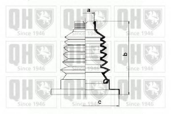 QUINTON HAZELL QJB943 Комплект пылника, приводной вал
