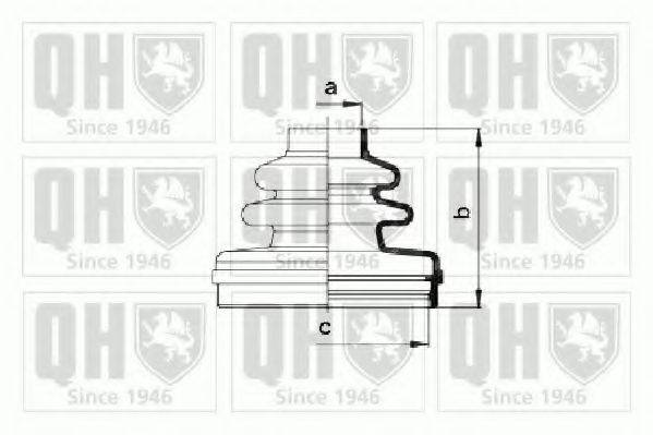 QUINTON HAZELL QJB954 Комплект пылника, приводной вал