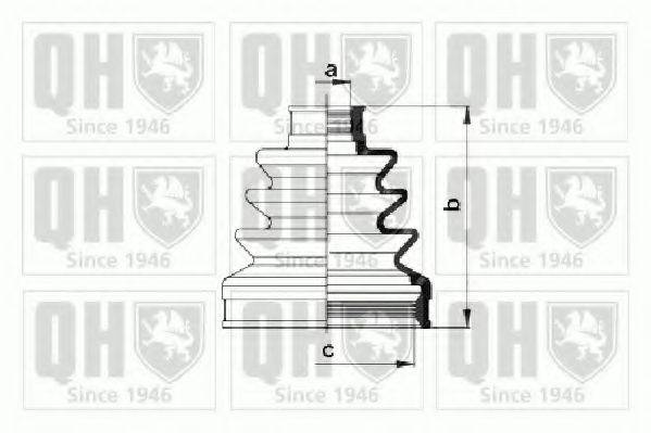 QUINTON HAZELL QJB979 Комплект пылника, приводной вал