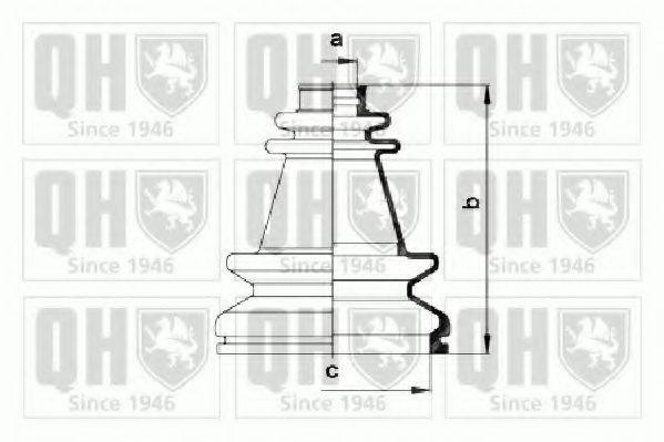 QUINTON HAZELL QJB998 Комплект пылника, приводной вал