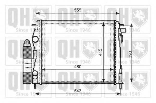 QUINTON HAZELL QME1002 модуль охлаждения