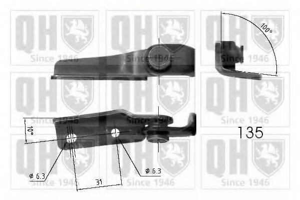 QUINTON HAZELL QTS840264 Газовая пружина, крышка багажник