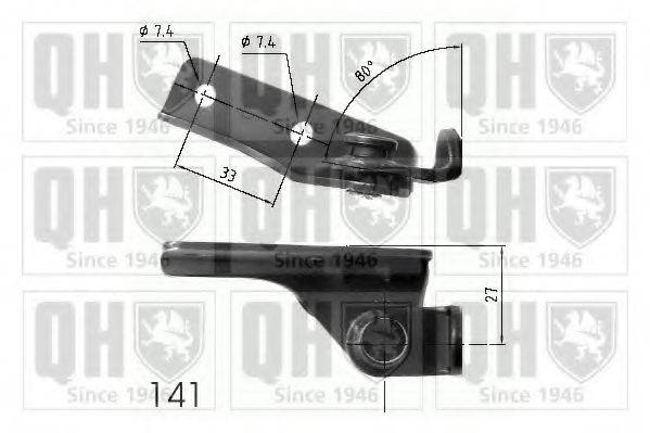 QUINTON HAZELL QTS840268 Газовая пружина, крышка багажник