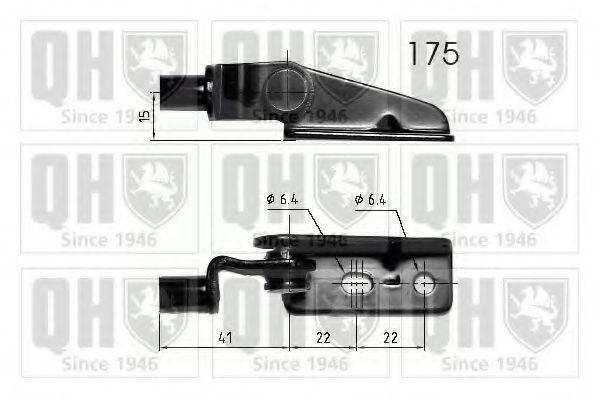 QUINTON HAZELL QTS840288 Газовая пружина, крышка багажник