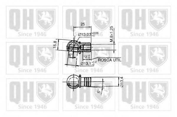 QUINTON HAZELL QTS128331 Газовая пружина, крышка багажник