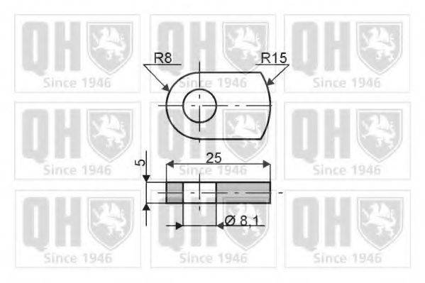 QUINTON HAZELL QTS128626 Газовая пружина, капот