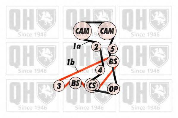 QUINTON HAZELL QTB421 Ремень ГРМ