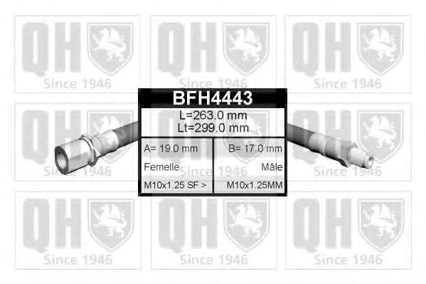 QUINTON HAZELL BFH4443 Тормозной шланг