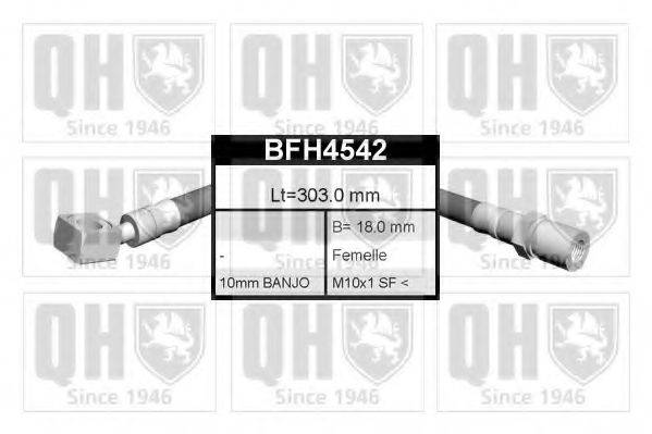 QUINTON HAZELL BFH4542 Тормозной шланг